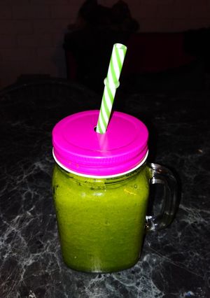 Una foto de Batido Verde antioxidante y depurativo