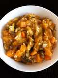 Risotto with Roasted Kabocha Squash and Shredded Duck Confit