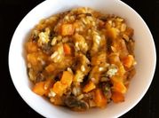 Une photo de risotto potimarron