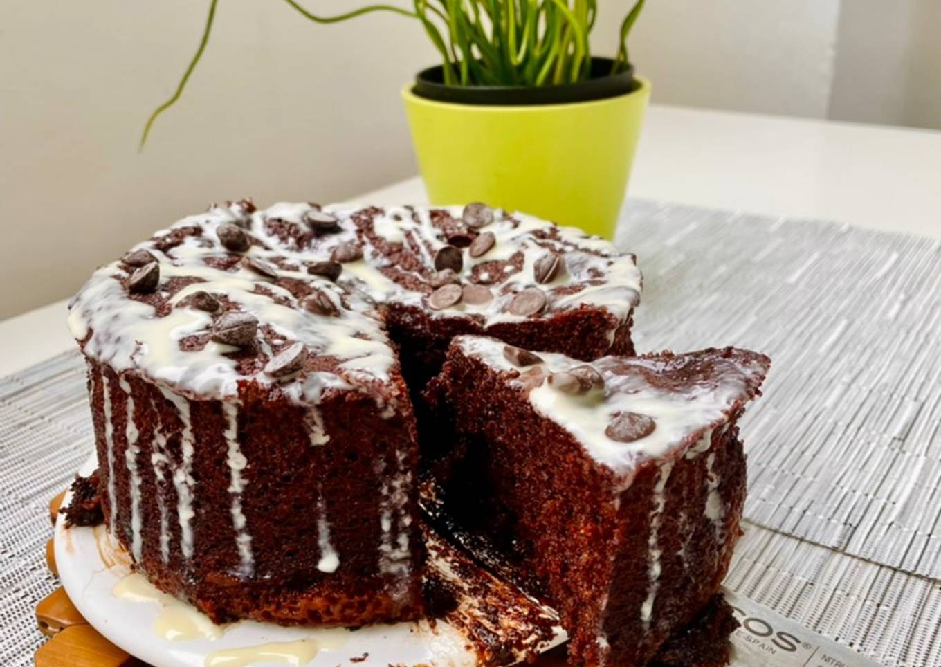 Bizcocho de chocolate al microondas 🍫