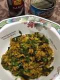 Canned Spring Onion Tuna Fish Stir Fry