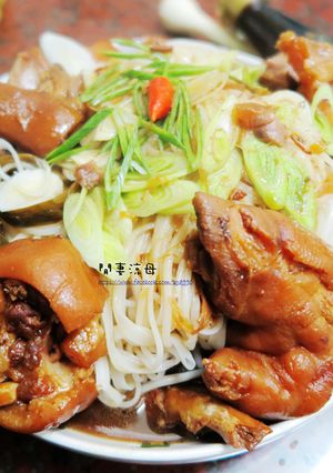 【源釀醬油】古早味魯豬腳 的食譜成品照片