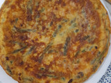 Tortilla de espárragos trigueros con atún