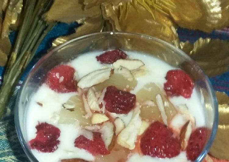 How to Make Homemade Srawbery kheer