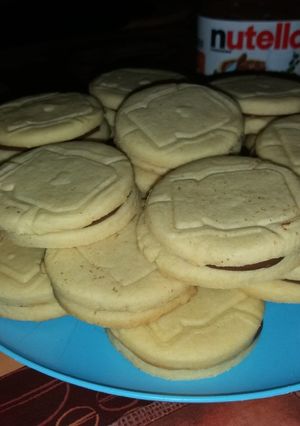 Nutellás keksz recept fotója