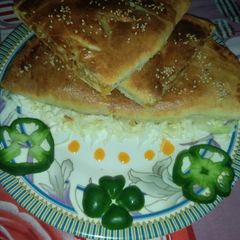 A picture of Chicken calzone.
