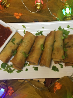 A picture of Cottage cheese rolls.