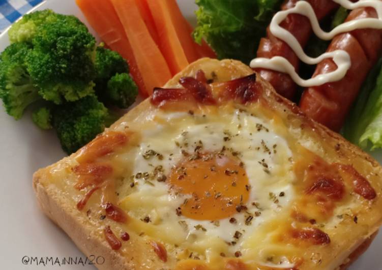 Mayo Egg Toast With Cheese