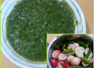 A picture of Karonde ki chutney.