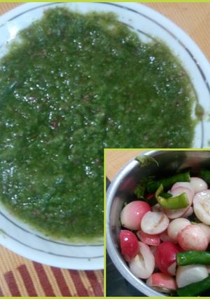 A picture of Karonde ki chutney.