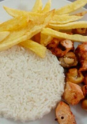 صورة لوصفة شيش طاووق مشوي