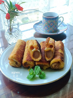 Foto resep Roti Sosis Goreng