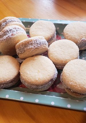 Una foto de Alfajores de maicena
