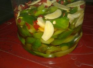 Hình của món Dưa chuột ngâm nước mắm.