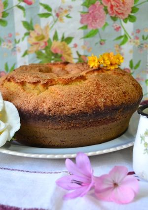 Una foto de Budín de ricota y dulce de leche😋