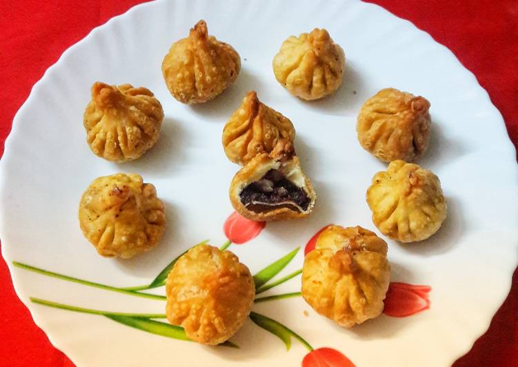 Fried  Mawa Chocolate Modak