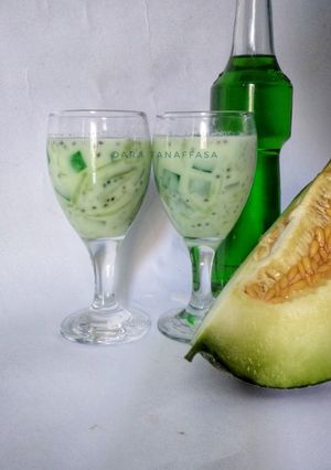 Foto resep Es Melon Serut