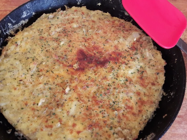 Recipe My cheese and ham Spanish omelette the So Delicious You can take Joss in your mouth