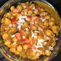 A picture of Chatpate Chole (Dry).