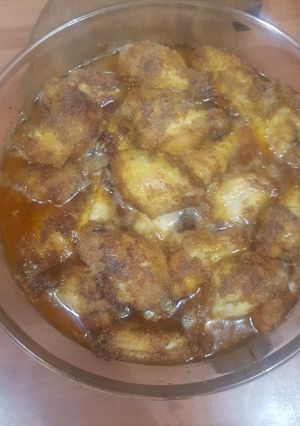 Una foto de Pollo libanés