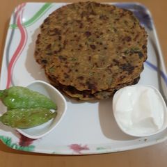 A picture of મેઢી બાજરા ના લોટ ના ઢે બ્રા.