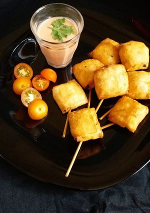 સેઝવાન પનીર પોકેટ રેસીપી મુખ્ય ફોટો