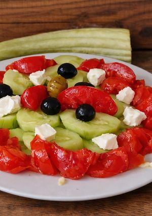 صورة لوصفة سلطة القثاء (الفقوس) 🥒🥒