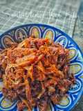 Sambal tempe ikan bilis