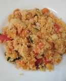 Cuscús con verduras y garbanzos