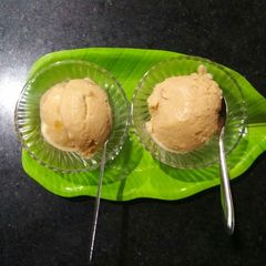 A picture of Sugar-free Chickoo ice cream.