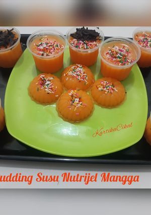 Foto resep Pudding Susu Nutrijel Mangga