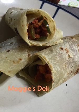 Una foto de Burritos de papas con chorizo