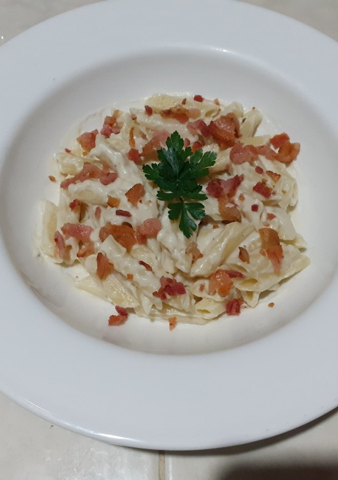 Una foto de Pasta en salsa bechamel