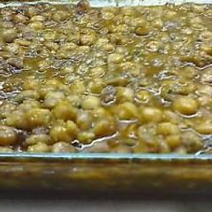 A picture of Mariο's revithada (chickpea stew).