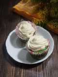 Cupcake pandan dengan whippedcream