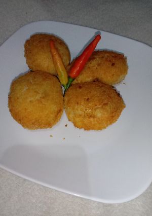 Foto resep Roti Goreng Isi Bakso Pedas