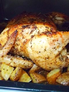 Foto resep Ayam Panggang & kentang wedges