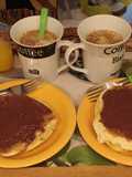 Hot cake, tortita o panquecito de banana 🍌🍌 con dulce de leche