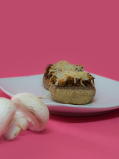 Una foto de Champiñones rellenos especiales