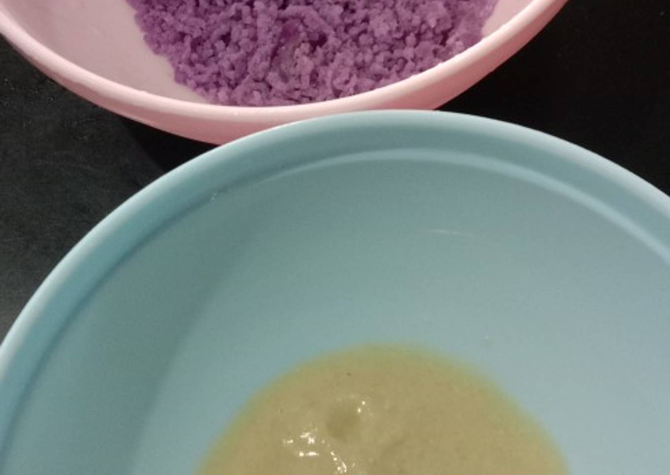 Mpasi 7bln. Bubur lembut tempe-oyong
