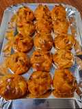 Sobrasada Puffs with Walnuts and Honey