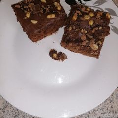 A picture of Chocolate moose brownies.