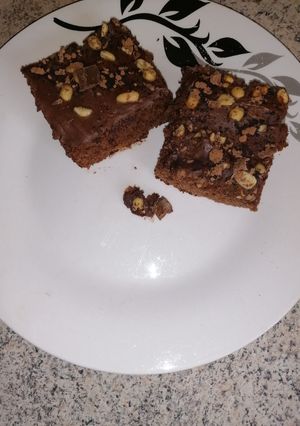 A picture of Chocolate moose brownies.