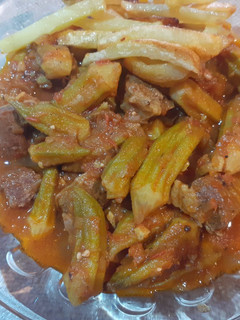 عکسی از دستور خورش بامیه اهوازی