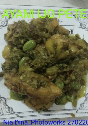 Foto resep Ayam Ijo Pete