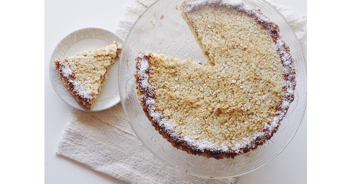 Tarta de coco, avena y dulce de leche (Crostrata) Receta de Soraya Ratto-  Cookpad