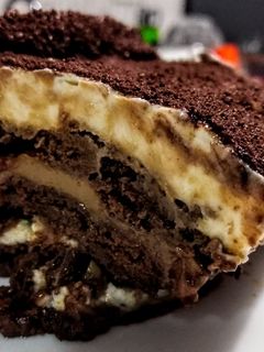 Una foto de POSTRE Con Galletas MILO...!🥧