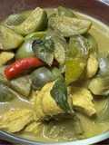Green Curry Chicken (No Coconut Milk)