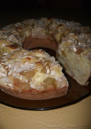 Una foto de Torta de 🍎 caramelizada