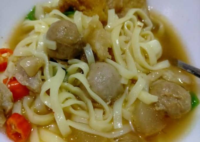 Mie kocok bandung ala ala aku